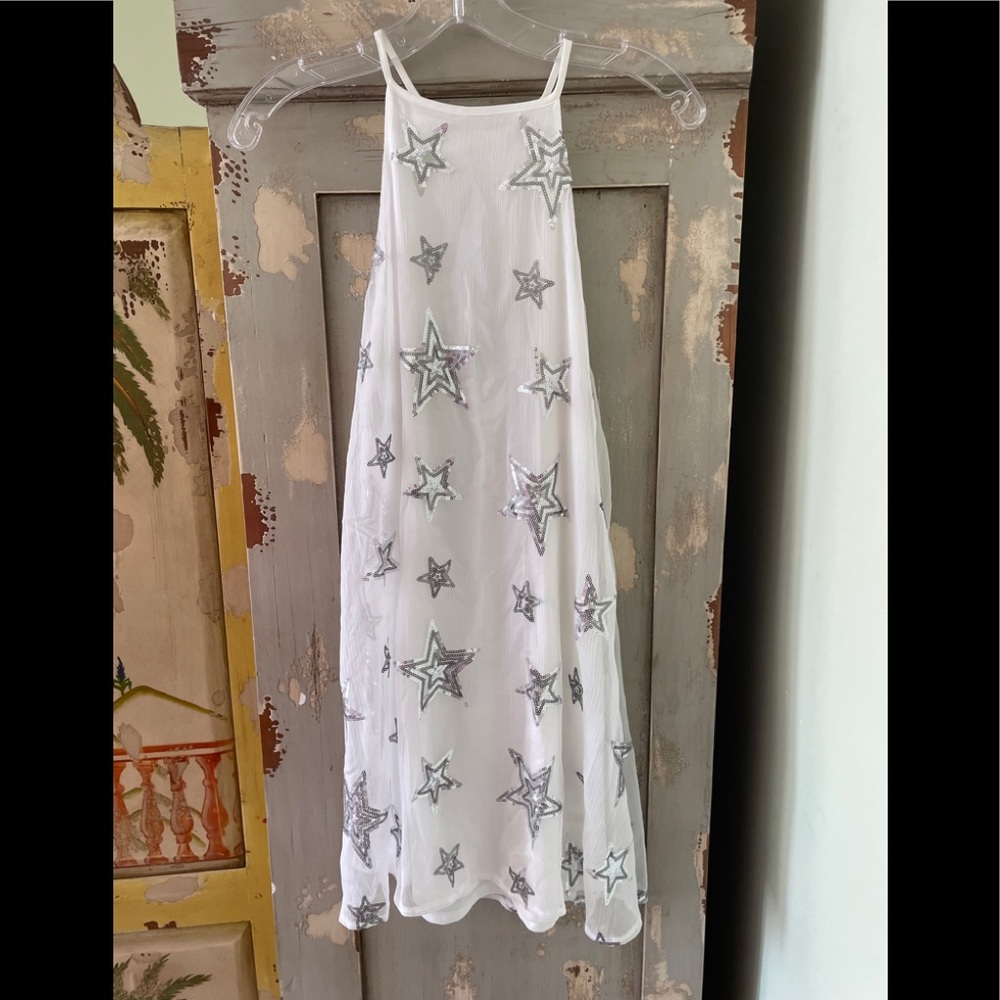 Show Me Your MuMu White Star Mini Dress